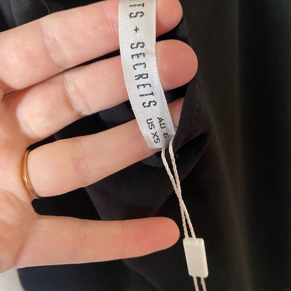 PICTURE is similar- not exact. Hello Molly / Saints Secrets black cut out dress - Picture 5 of 5